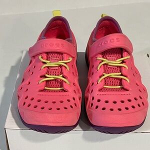 Crocs Kids Pink and Purple  Shoes